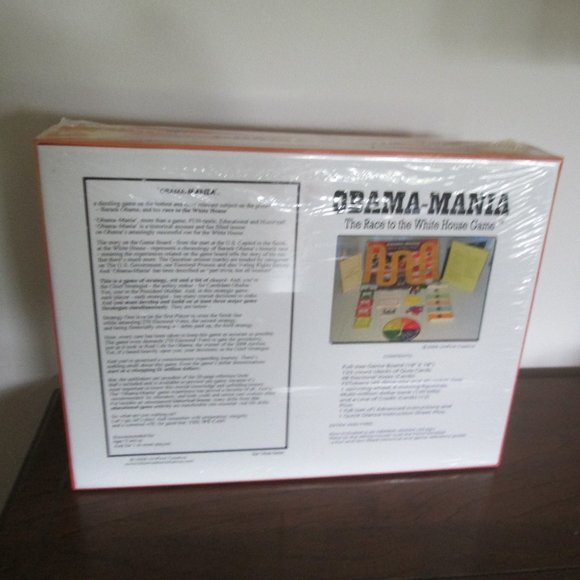 NIB President Barack Obama Obama-mania The Race to the White House Board Game - Picture 2 of 6